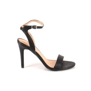 Black strappy high heels size 8.5